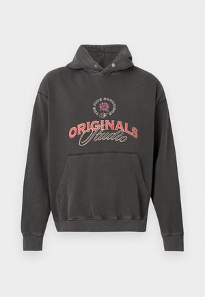 Jack & Jones, JORUPSTATE GRAPHIC HOOD - Kapuzenpullover - black