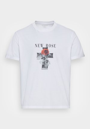 RISEN CREW - T-shirt imprimé - optic white
