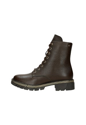 Stivaletti con plateau - brown