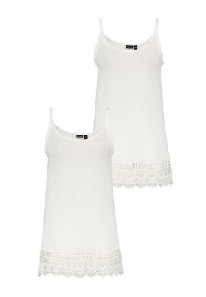 2-PACK - Jerseykleid - weiß