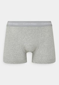 Calvin Klein Underwear TRUNK 3 PACK COTTON STRETCH - Cuecas boxer - black/grey heather/punch pink