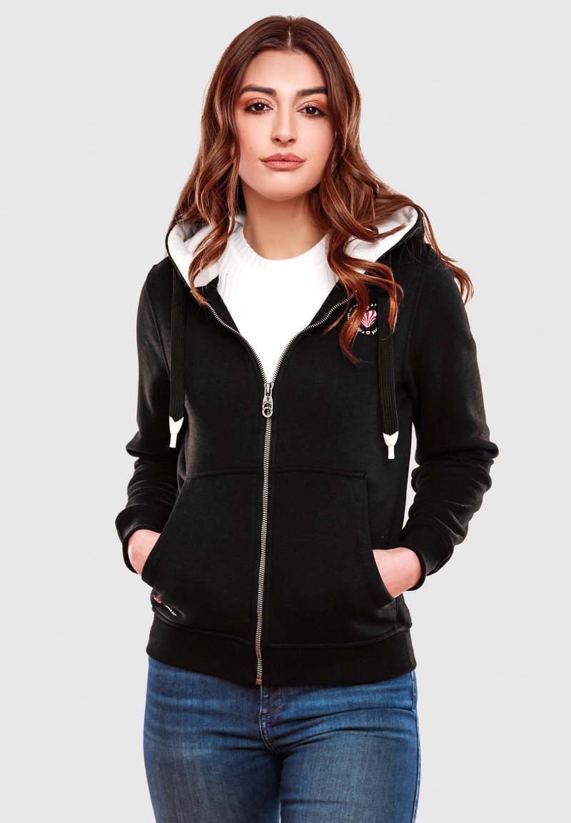 Damen Sweatshirts | Navahoo Sweatjacke black/schwarz - LK20833 Damen Sweatshirts | Navahoo Sweatjacke black/schwarz - LK20833
