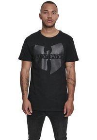 Mister Tee - WU-WEAR BLACK LOGO - T-shirt print - black Miniatuurafbeelding 1