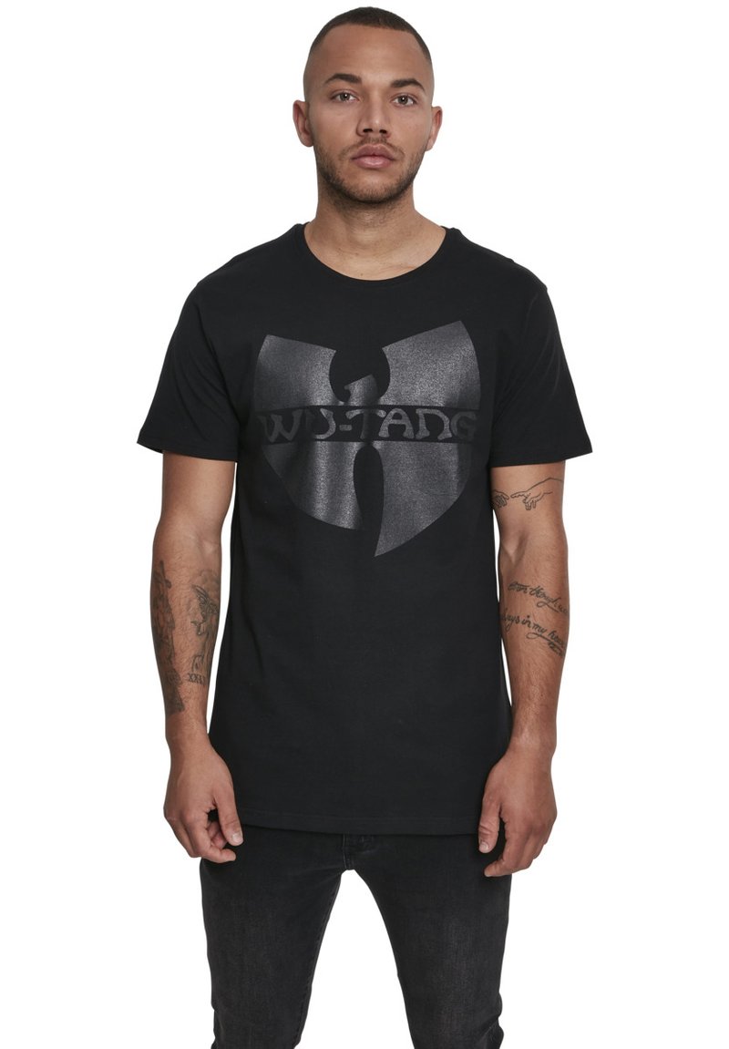 Mister Tee - WU-WEAR BLACK LOGO - T-shirt print - black, Vergroten