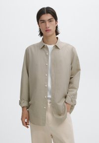 Massimo Dutti - Camicia - Beige Immagine in miniatura 1