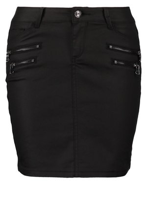 Gonna di jeans - black
