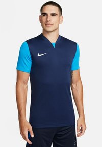 Nike Performance TROPHY - T-Shirt sport - midnight navy photo blue white