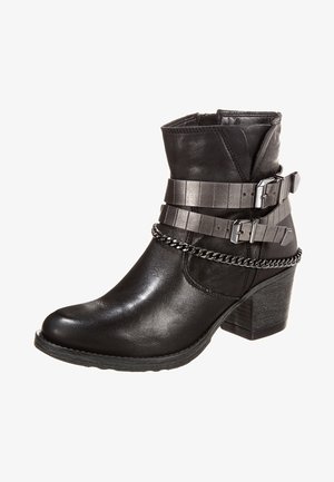 Tamaris Bottines de cowboy / motard - black