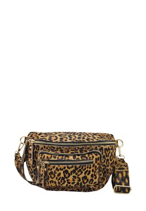 IRIS - BANANE - Sac bandoulière - leo cognac