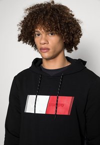 Antony Morato HOODIE SLIM FIT WITH EMBOSSED LOGO - Camisola - black