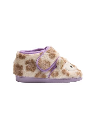 Pantuflas - beige purple