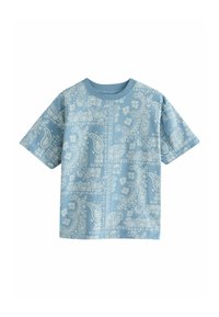 Next Triko s potiskem - blue white