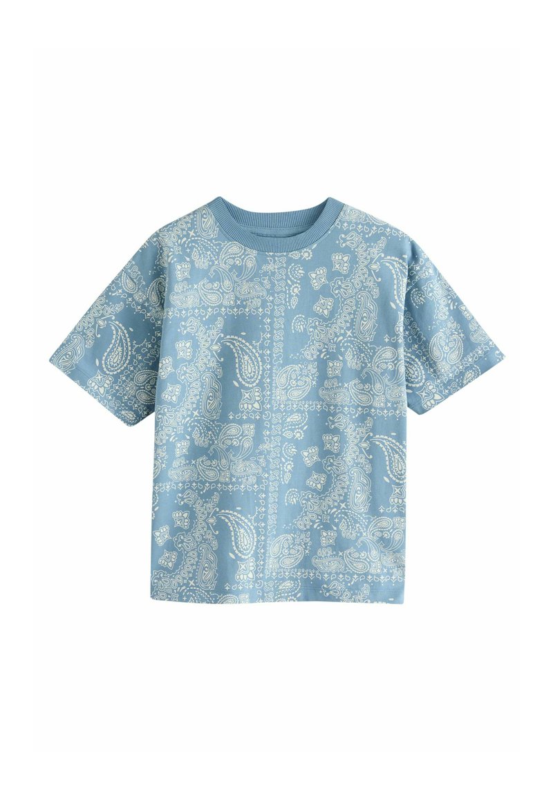 Next Triko s potiskem - blue white
