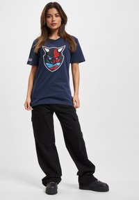 DEF HAMBURG SEA DEVILS ICONIC - T-shirts med print - navy