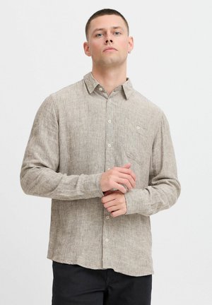 Blend BHBOBBY  LINEN MIX - Button down-skjorte - cornstalk
