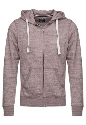 Blend BHBHALTON ZIPTHROUGH SWEATSHIRT - Sweatjakke - wine red