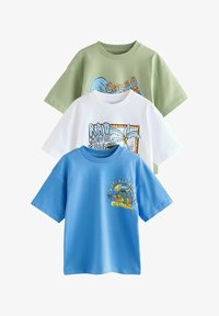 Niet geselecteerd, blue white green dino