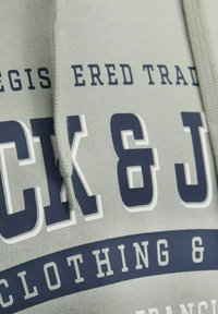 Jack & Jones JJELOGO HOOD - Džemperis su gobtuvu - desert sage