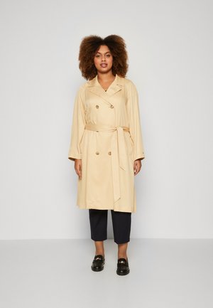 Tommy Hilfiger Curve FLUID TRENCH - Trenchcoat - harvest wheat