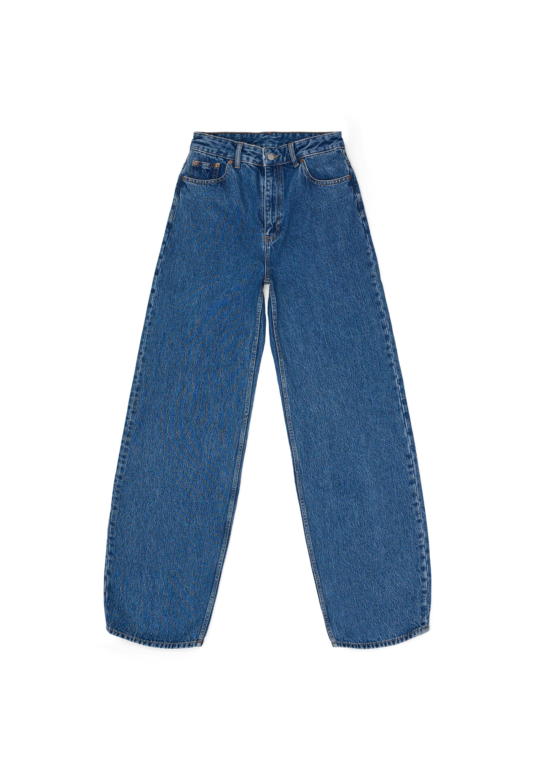 Dr.Denim DONNA HIGH RELAXED - Baggy jeans - stream mid stone/blauw