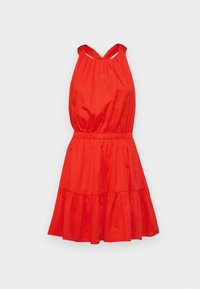 TWIST BACK MINI - Robe de jour - hot red