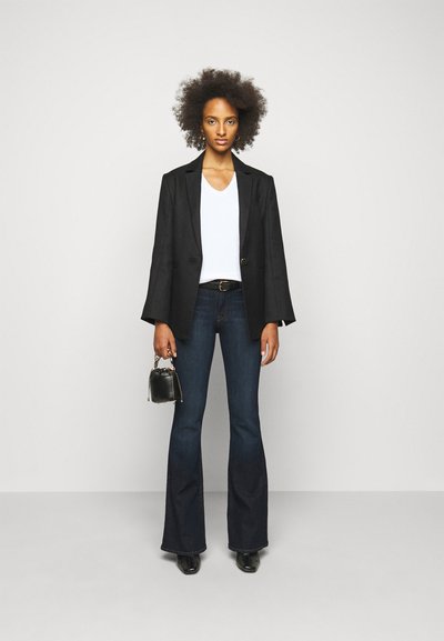 FRAME LE HIGH - Jeansy Dzwony