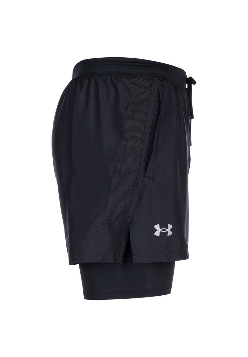 Pantaloncini Running 2 In 1 Uomo - Con Fodera Compressione, Tasche Con Cerniera, Traspiranti