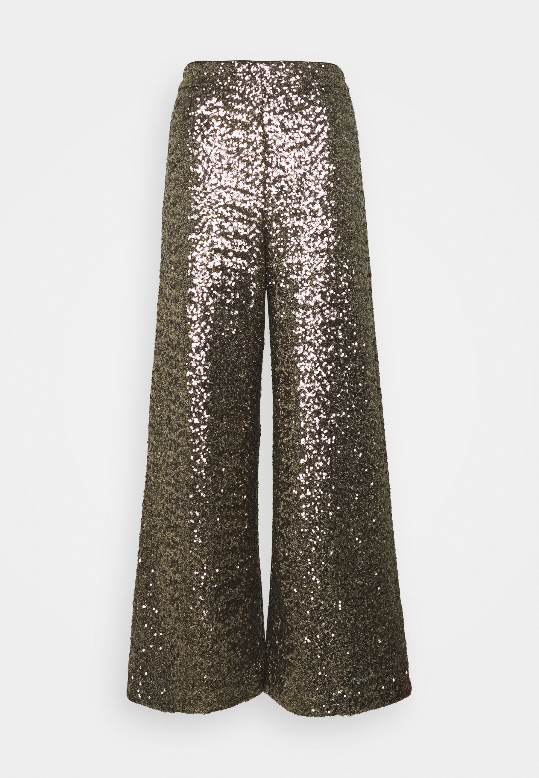 Banana Republic EWAIST WIDE LEG CLUSTER SEQUIN - Pantaloni - bold  bronze/dorato - Zalando.it