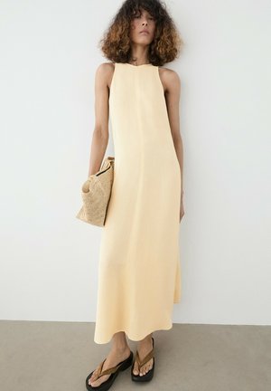 Massimo Dutti, Vestito lungo - yellow