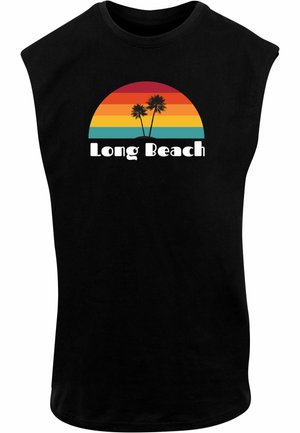 Merchcode, LONG BEACH X SLEEVELESS  - Top - black