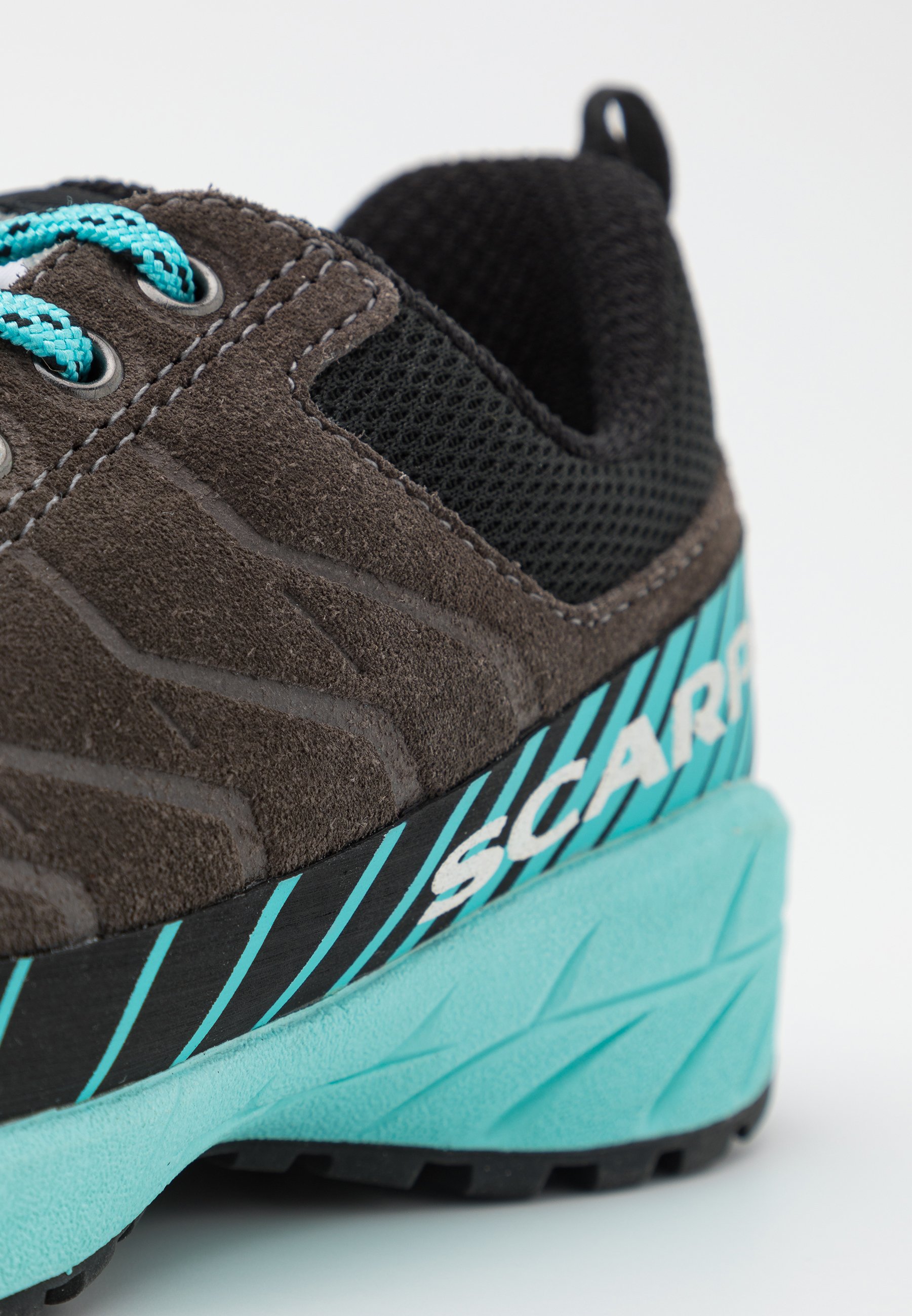 Scarpa MESCALITO LACE KID UNISEX - Outdoorschoenen - titanium/green  blue/bruin - Zalando.nl