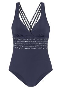 LASCANA Badeanzug - marine leo