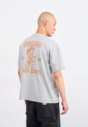DECARTUVILLE TEE - Print T-shirt - grey melange