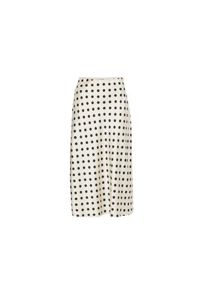 ICHI IXJANI SK - A-line skirt - birch w. dot