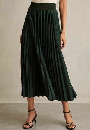 REGULAR FIT - SEREN MIDI - A-silueta svārki - dark green