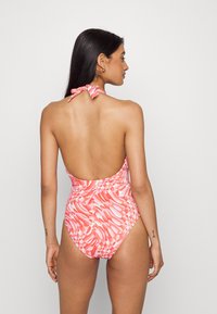 Seafolly POOLSIDE PLUNGE ONE PIECE - Fato de banho - pink chintz