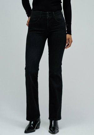 SECRET PUSH - Vaqueros bootcut - schwarz