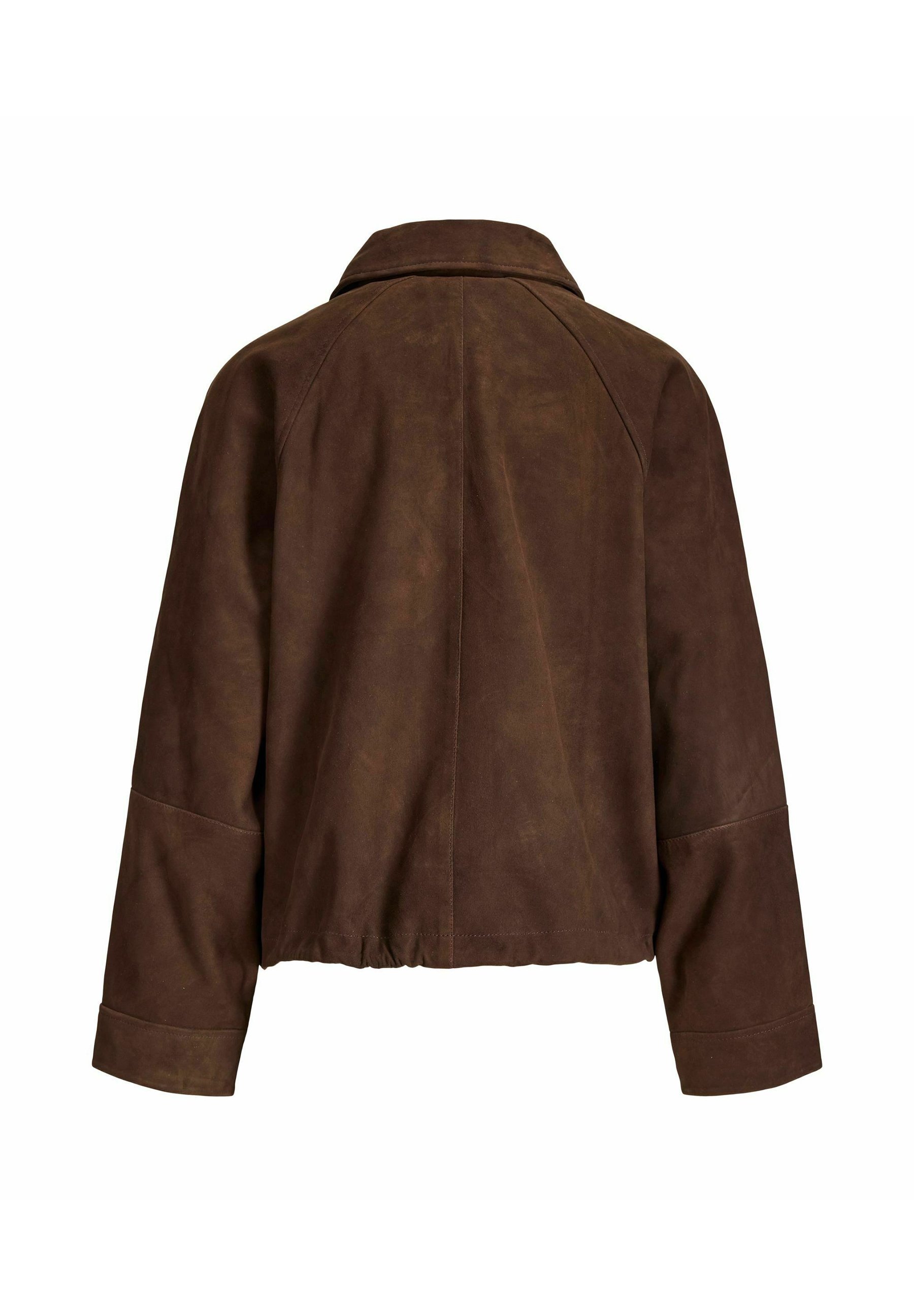 JJXX NAOMI - Leather jacket - demitasse/brown - Zalando
