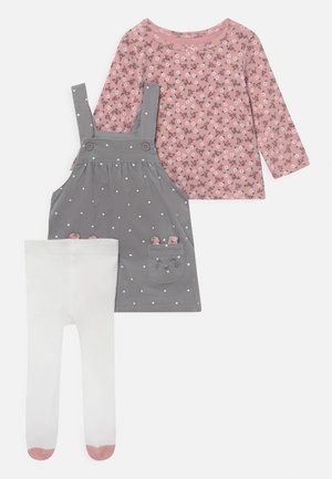 SET - Leggings - Strümpfe - mottled grey/light pink