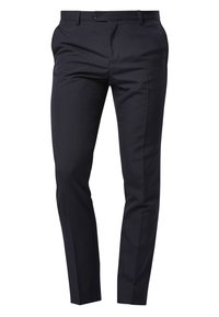 SUIT TROUSERS SLIM FIT - Pantaloni - mottled anthracite