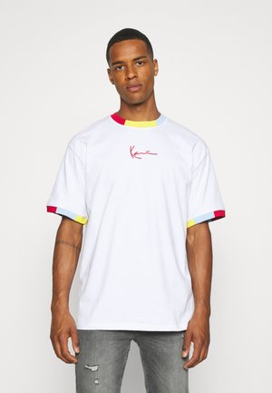 SMALL SIGNATURE TEE UNISEX - Print T-shirt - white