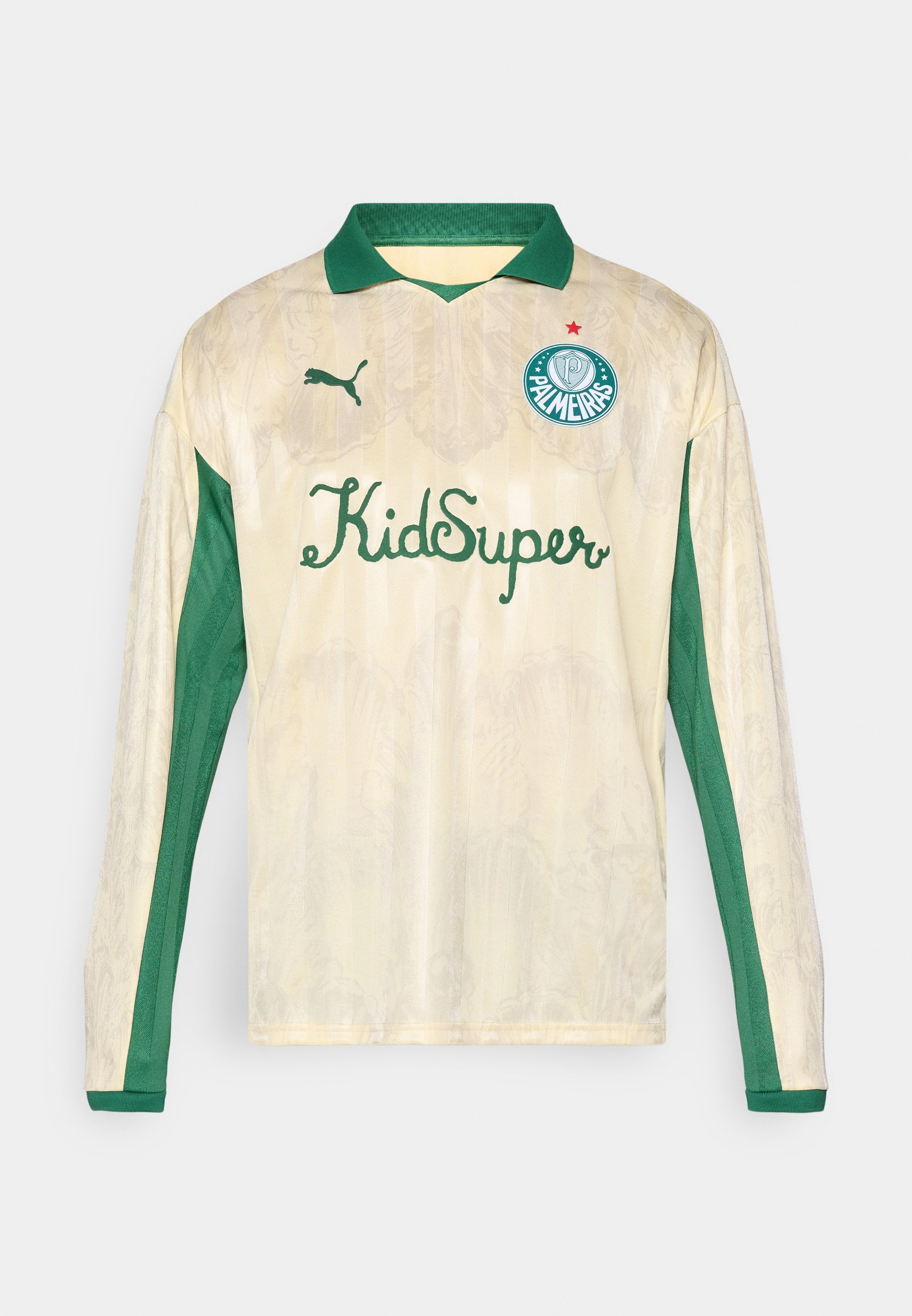 Puma KIDSUPER PALMEIRAS LS RETRO SHIRT - Club wear - creamy