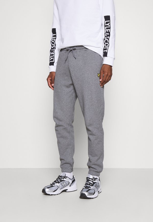 PANT - Tracksuit bottoms - mottled gray