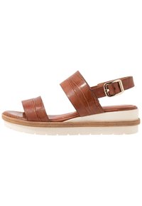 Tamaris Plateausandalette - cognac