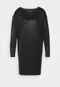FOIL-PRINT JERSEY SHIFT DRESS - Vestido de cocktail / Vestido de festa - black
