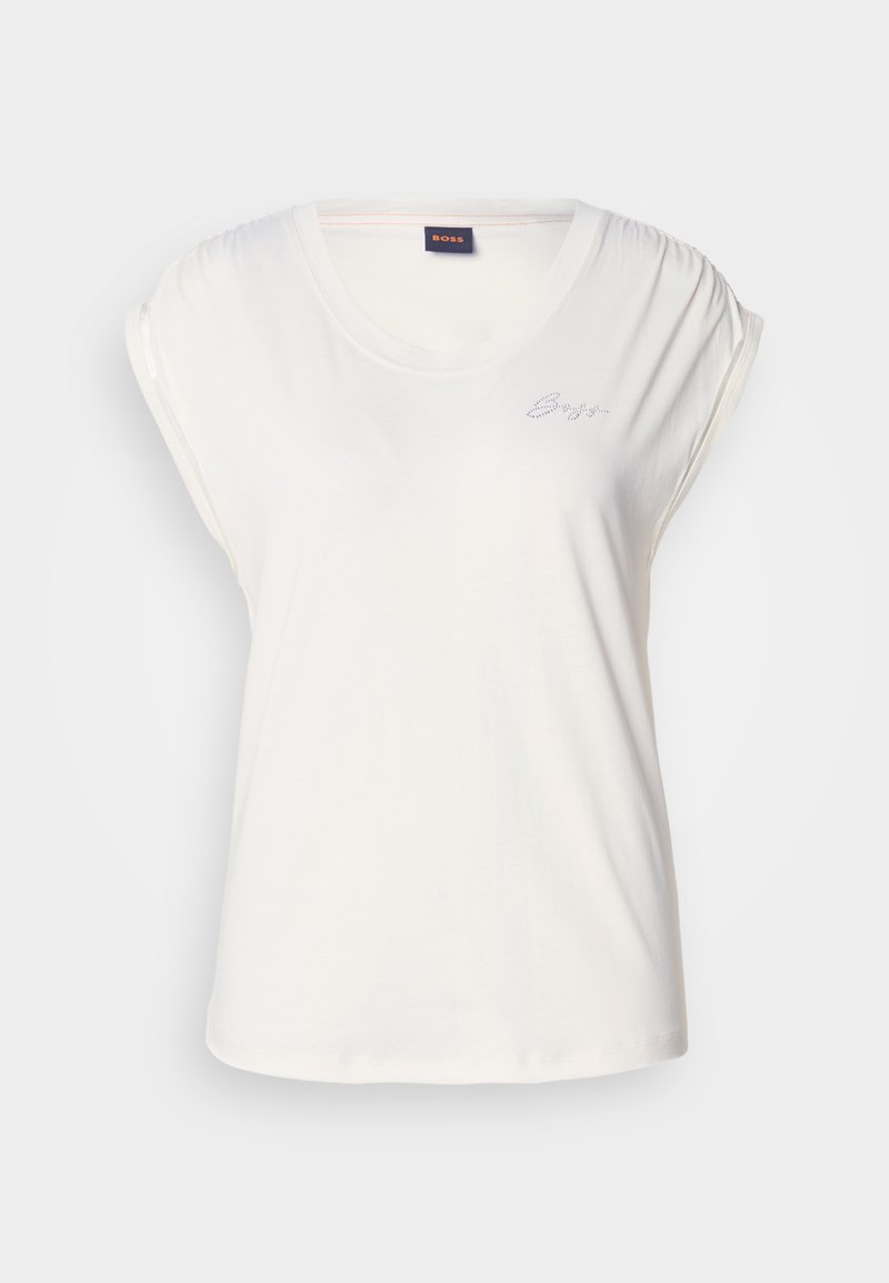 Boss T-shirt print wit Boss T-shirt print wit