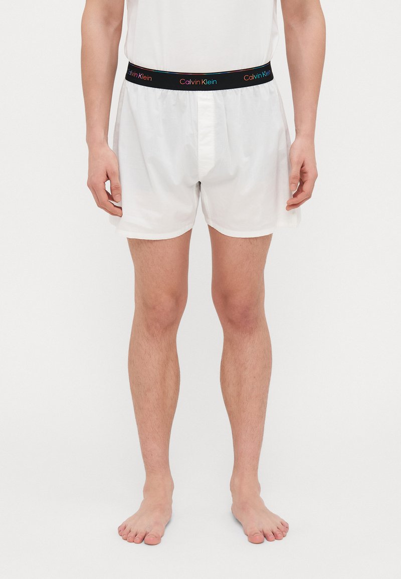 Calvin Klein Underwear - BOXER TRAD PRIDE COTTON POPLIN - Pantaloni del pigiama - white, Ingrandire