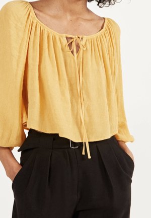 Blouse - mustard yellow