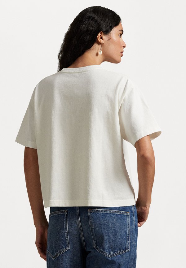 LOGO COTTON JERSEY CREWNECK TEE - Print T-shirt4