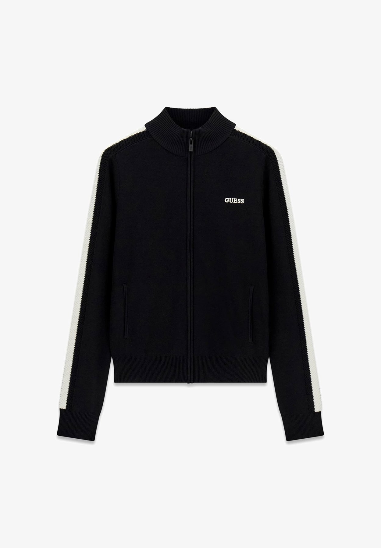 Guess Sudadera con Cremallera - Negro (Modelo B)